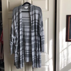 Striped cardigan